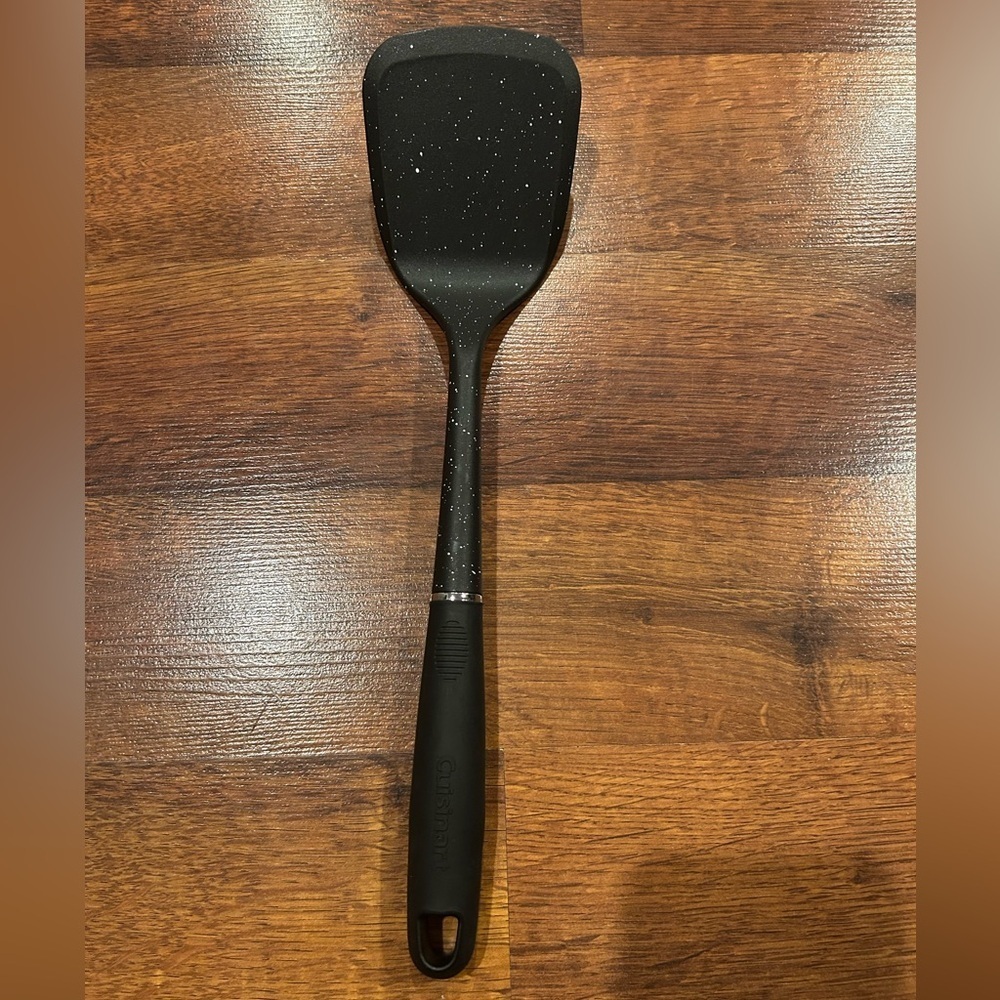 Cuisinart Speckled Spatula Black Handle Kitchen Utensil 14”